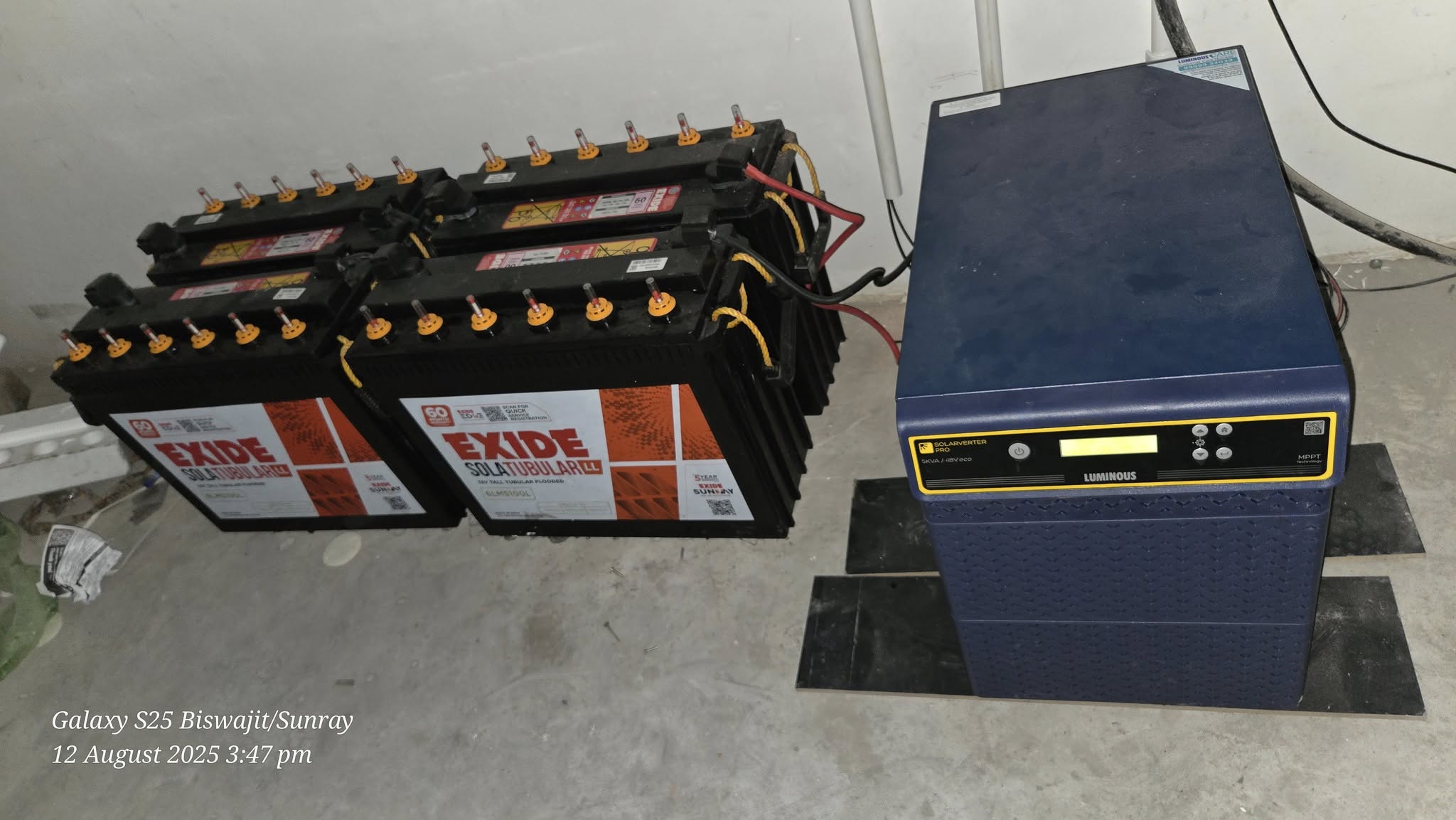 Das Family Rooftop Solar Setup in Tamluk